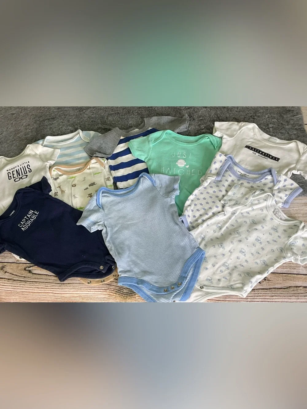 Baby Clothing Bundle Onesie Lot Size 3-6M